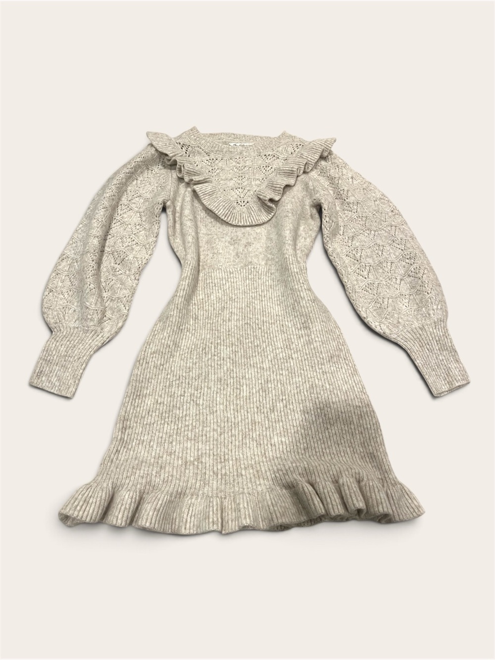 NWT Ruffle Sweater Dress